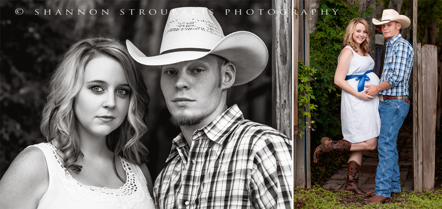 color and black and white maternity photography in the woodlands maternityi session