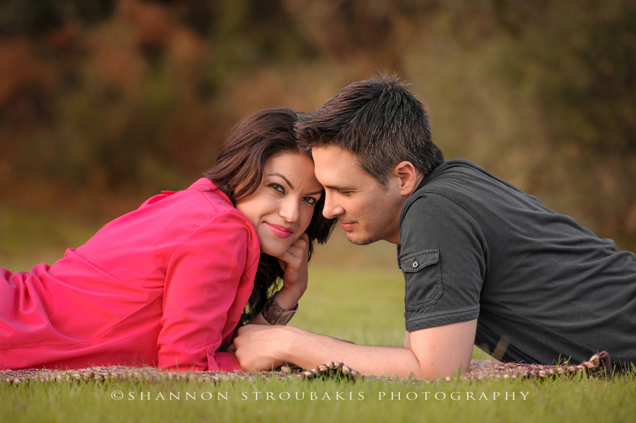 beautiful artistic engagement and couple portraits in spring tx