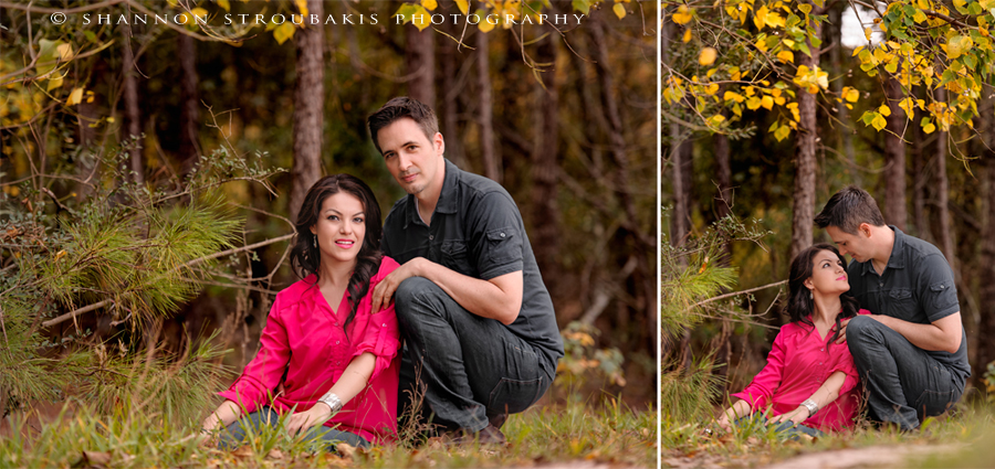 beautiful outdoor engagement session with a couple from houston 
