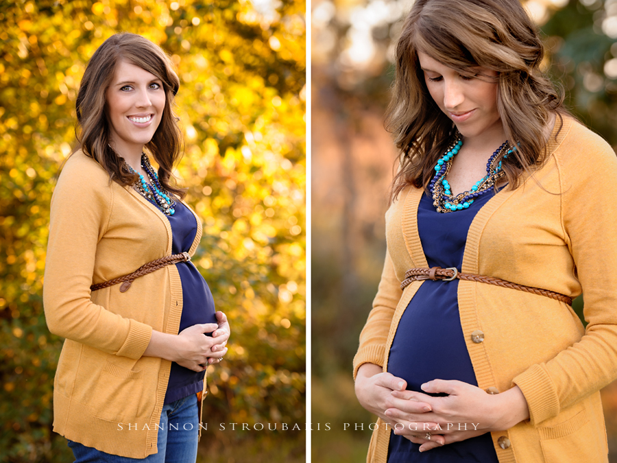 maternity portraits outdoors on location in spring tx