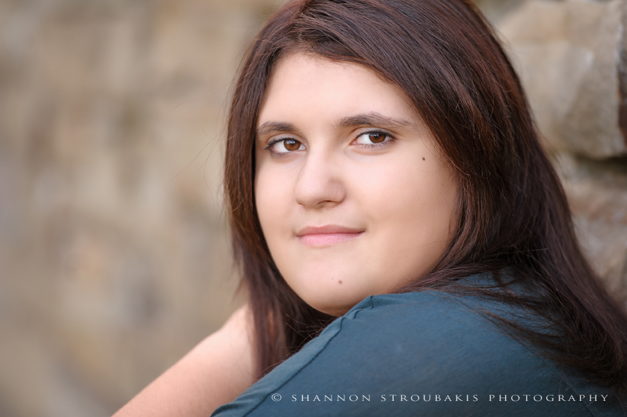 beautiful high school senior from tomball portrait