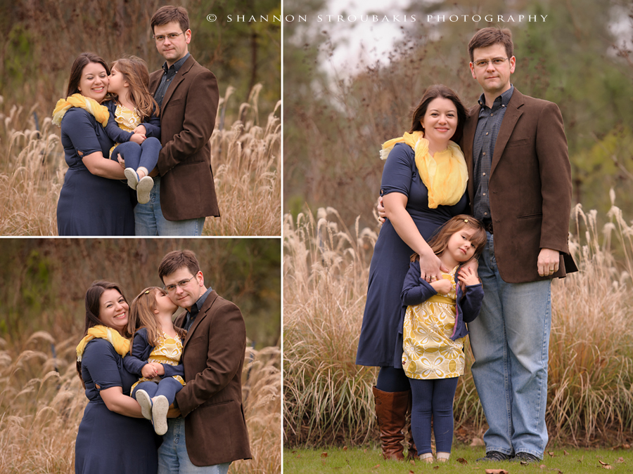 family photography session in spring tx in the fall