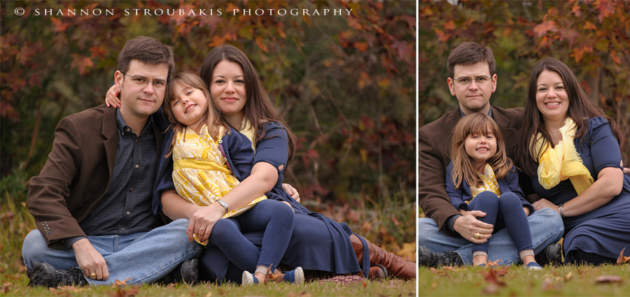 fun sweet family session in the woodlands outdoors