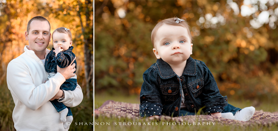 daddy and daughter portraits in the woodlands