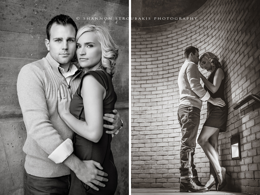 beautiful engagement photography session in the waterway canal