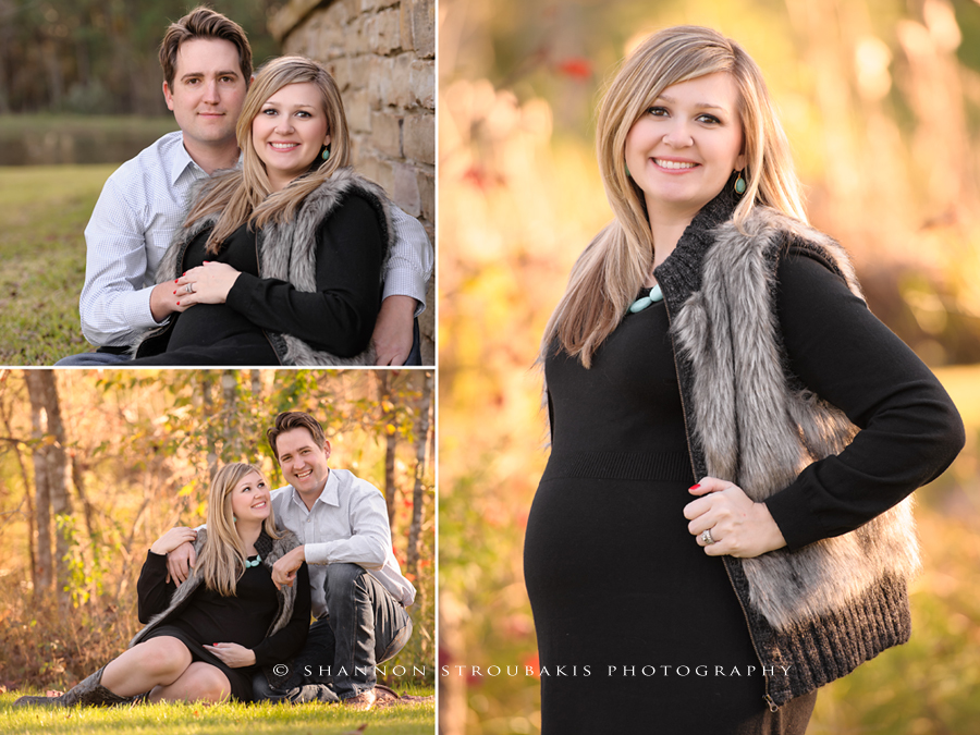maternity session in the park outdoors in the woodlands for maternity portraits