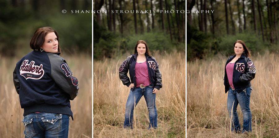 SENIOR PORTRAITS WITH LETTERMAN JACKET SPRING TEXAS