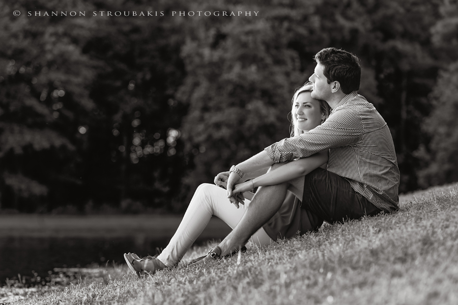 black-and-white-engagement-portraits