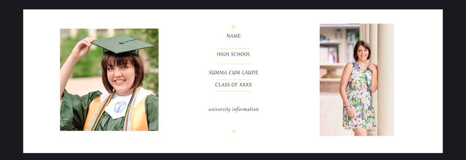 senior announcements grad the woodlands