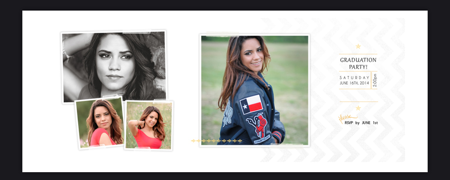 the woodlands graduation announcements senior