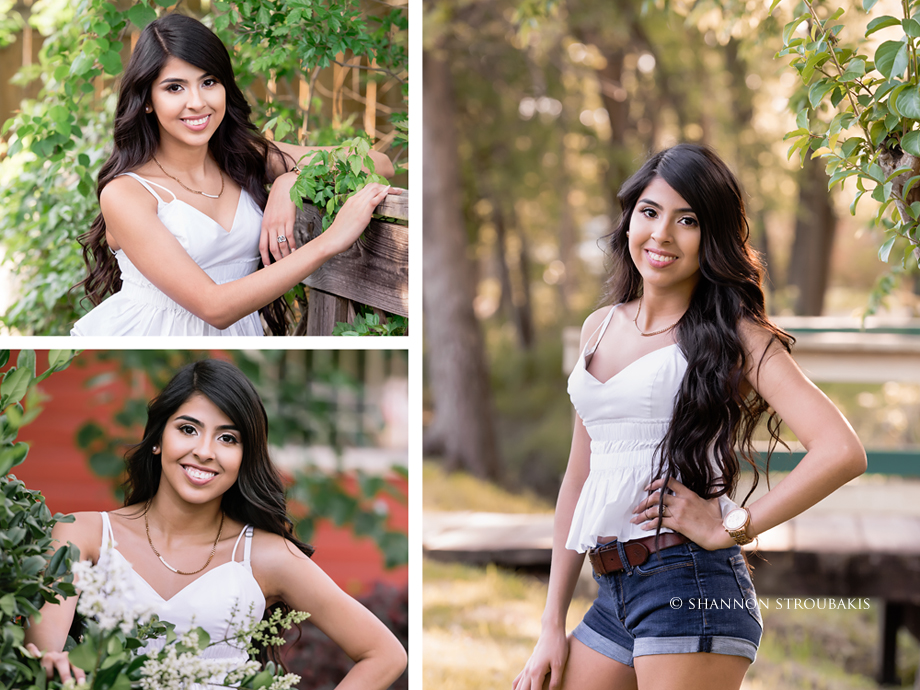 senior pictures country style the woodlands